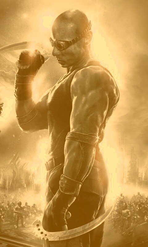 Риддик с клинками обои