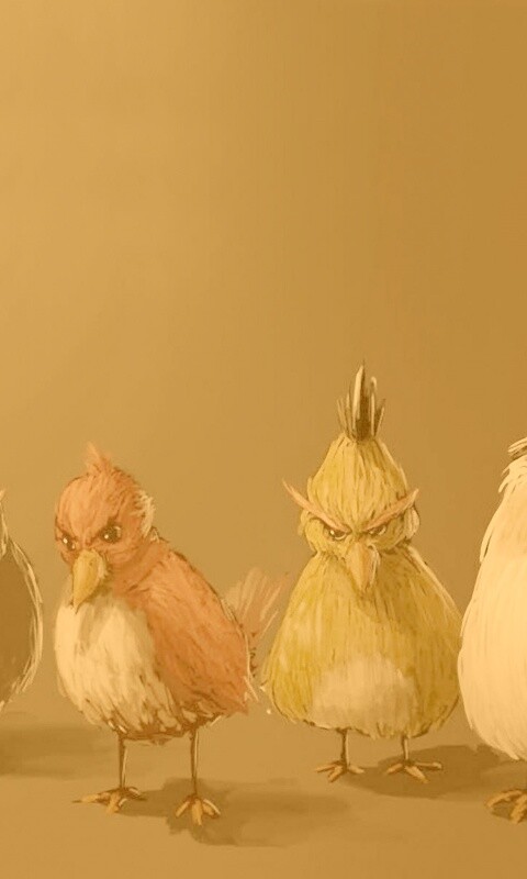 Злые птицы обои