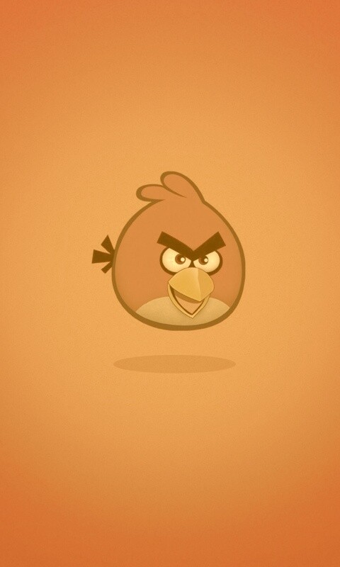 Красная птица из Angry Birds обои