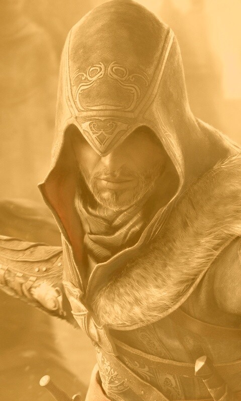 Ассасин перед атакой обои