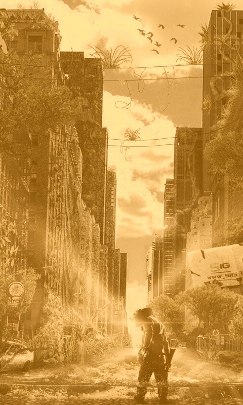 Постапокалиптический мир обои