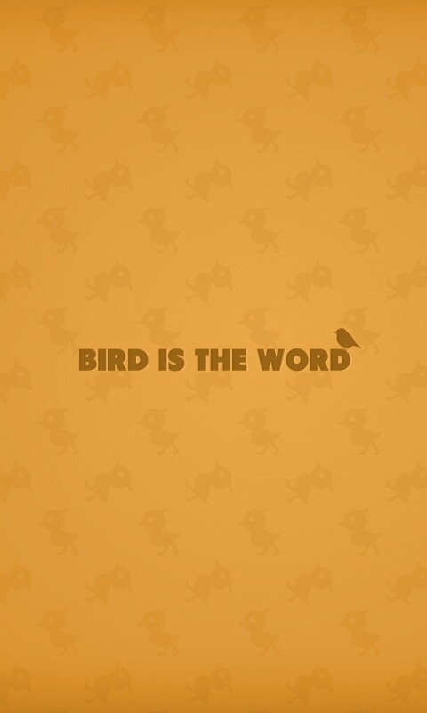 Bird is the word обои