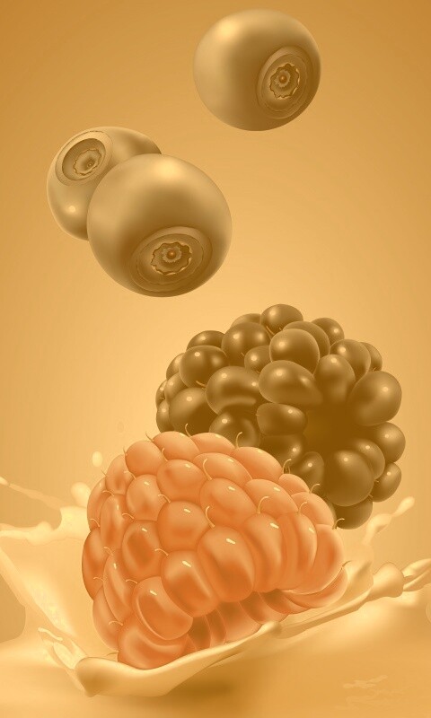 Векторные ягоды обои