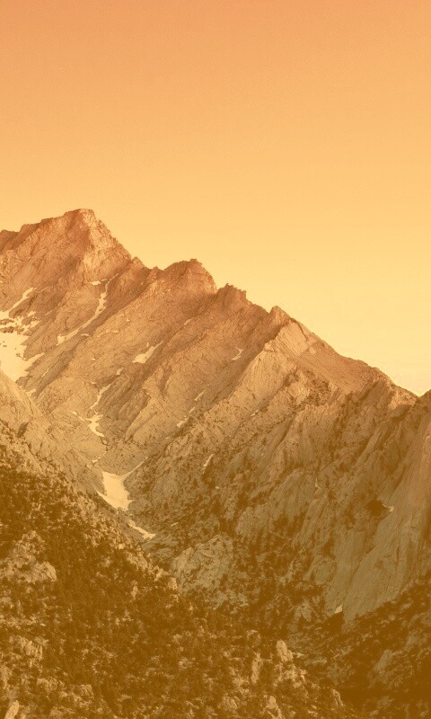 Розовые горы обои