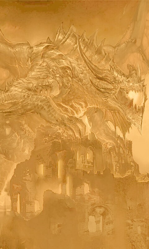 Огромный дракон обои