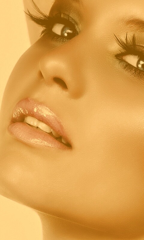 Красивое лицо обои