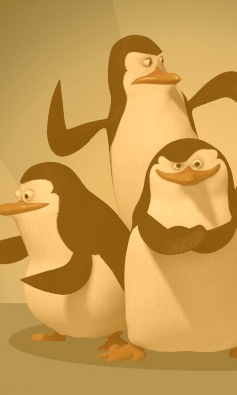 Мадагаскарские пингвины обои