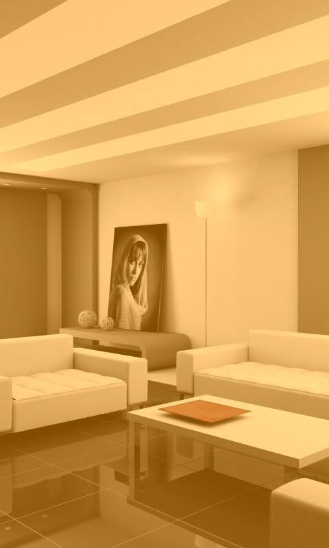 Белая гостинная обои