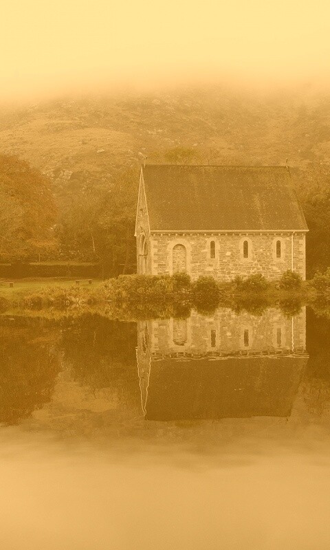 Живописный дом обои