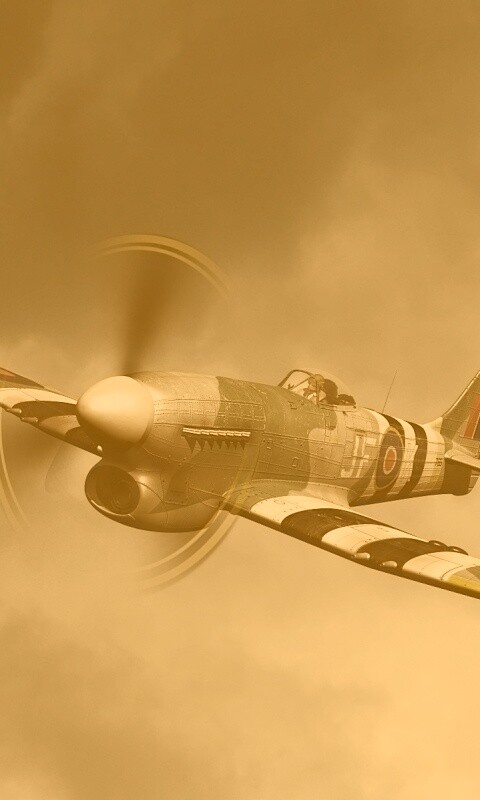 Истребитель времён Второй Мировой Войны обои