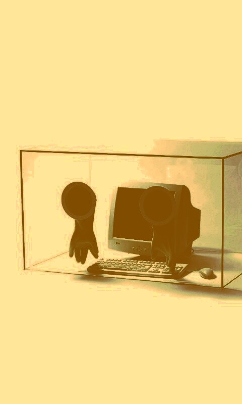 Зараженный компьютер обои