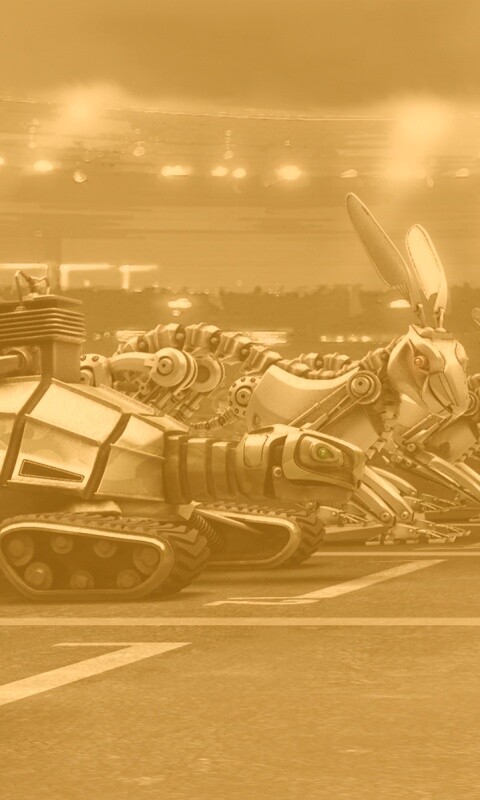 Роботы на старте обои