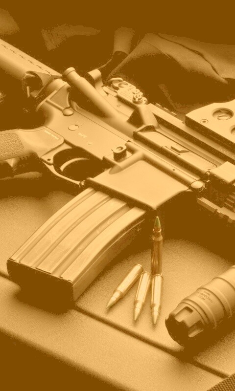 Черный автомат обои