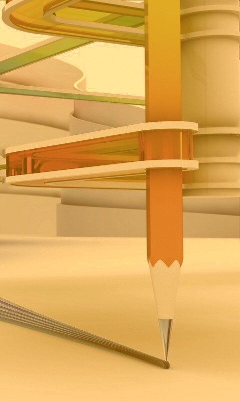 Фантазия карандаша обои