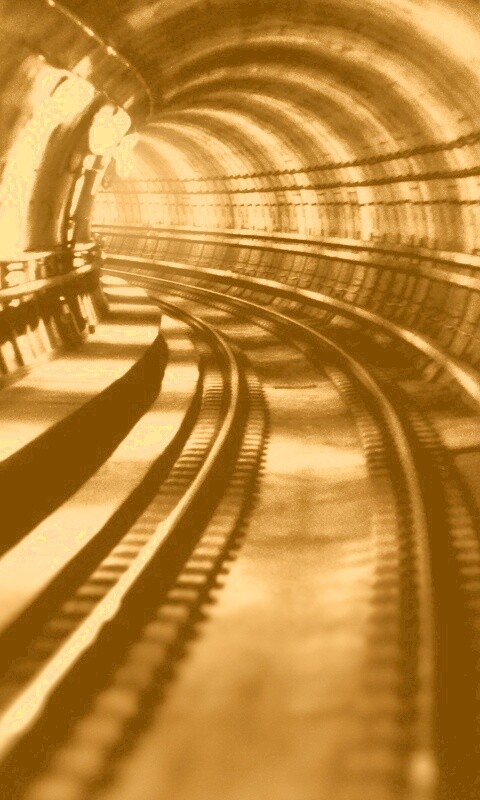 Тоннель метро обои