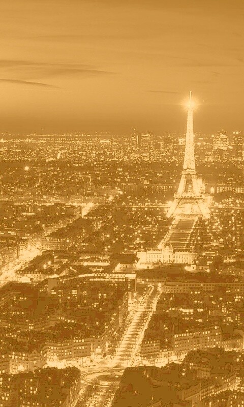 Ночной париж обои