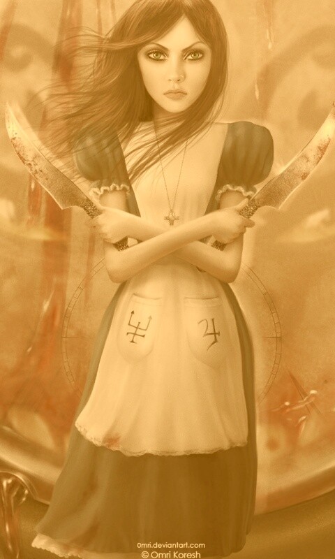 Алиса гроза страны чудес обои