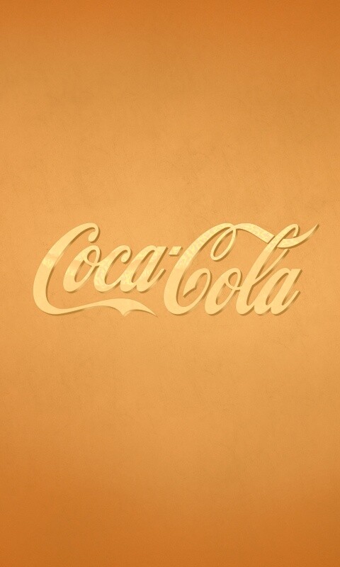 Красный логотип Coca-Cola обои