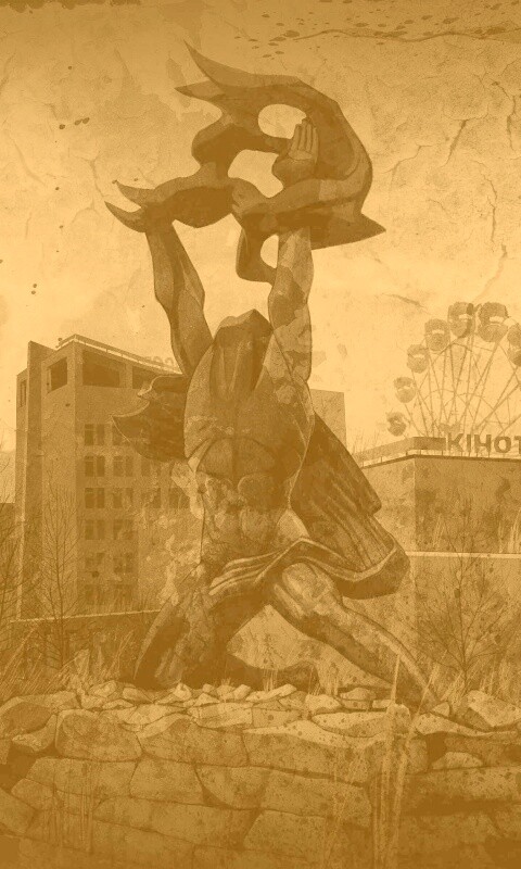 Памятник в Припяти обои