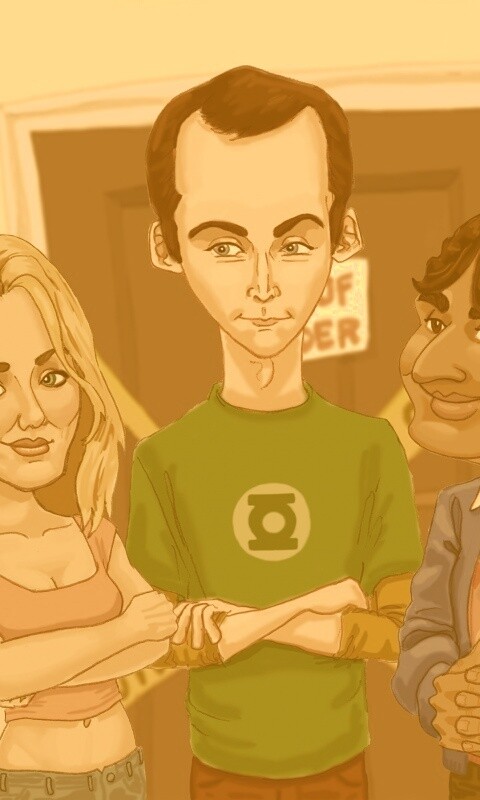 Теория большого взрыва (рисунок) обои