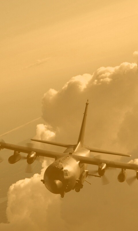 Самолет АС-130 обои