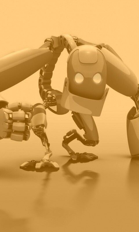 Крадущийся робот обои