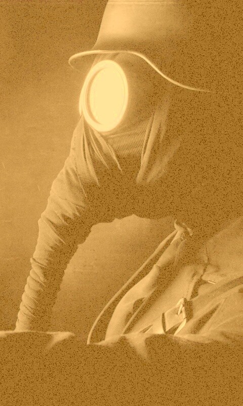 В противогазе обои