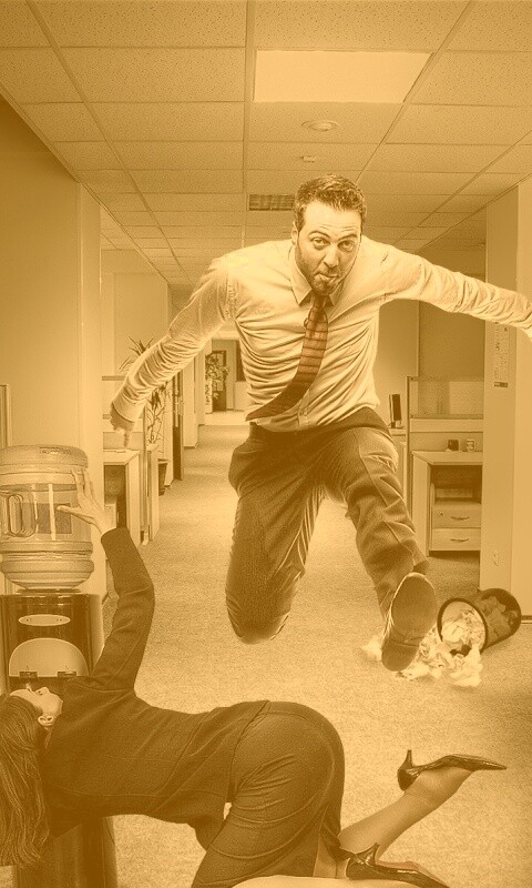 Ещё один день в офисе обои