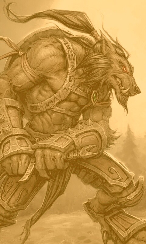 Волк оборотень обои