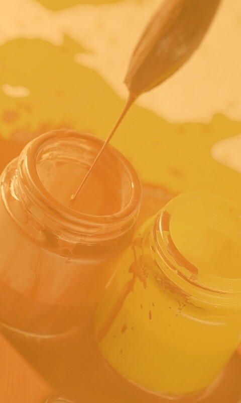 Баночки с краской обои