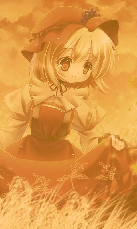 Девочка в поле обои