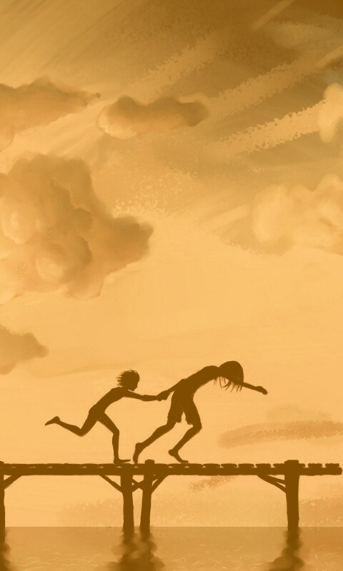 Прыжки с причала обои