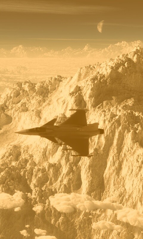 Самолёты в горах обои