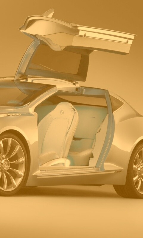 Buick Riviera с распахнутой дверцей обои