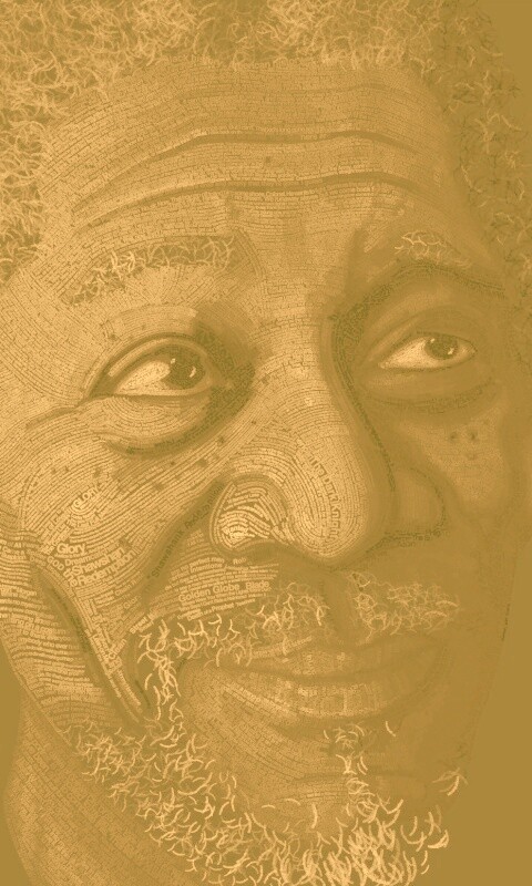 Морган Фриман — текстовый портрет обои