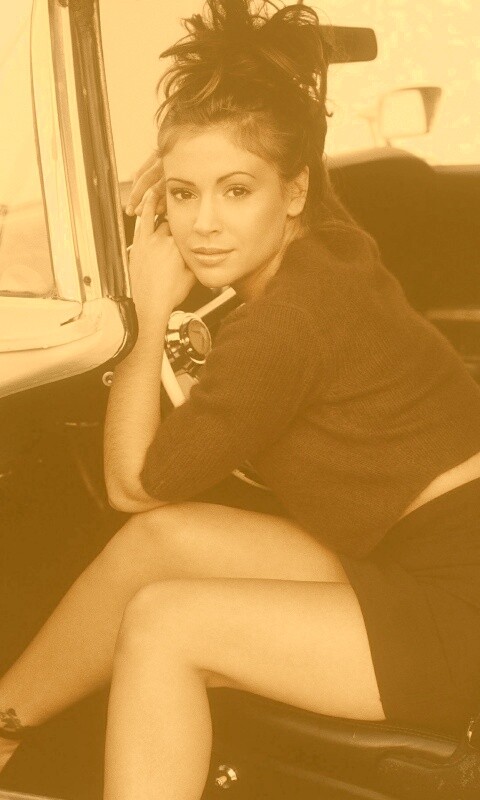 Алиса Милано обои