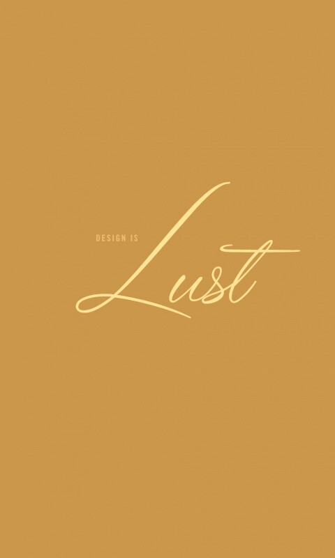 Design is lust обои