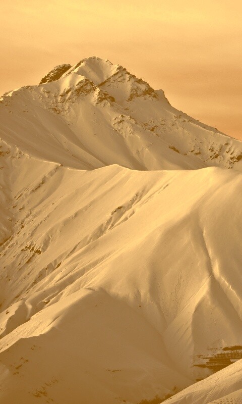 Снежные вершины обои