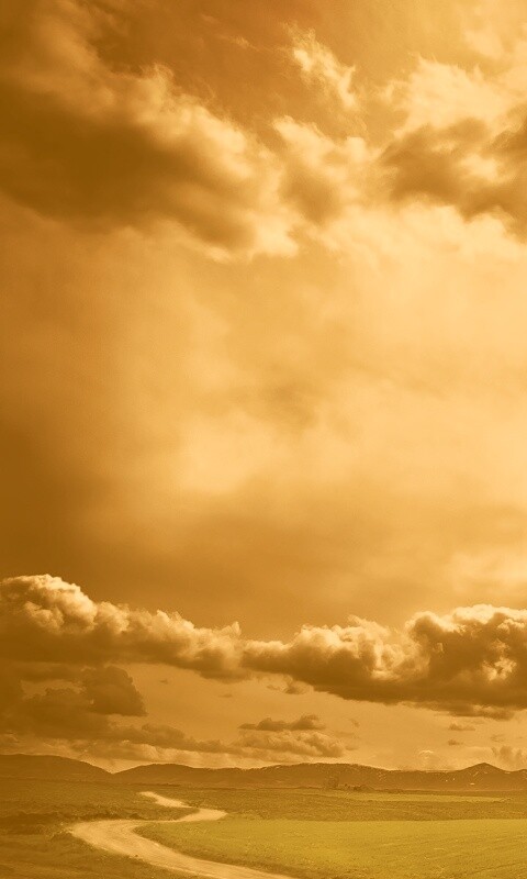 Золотое небо обои