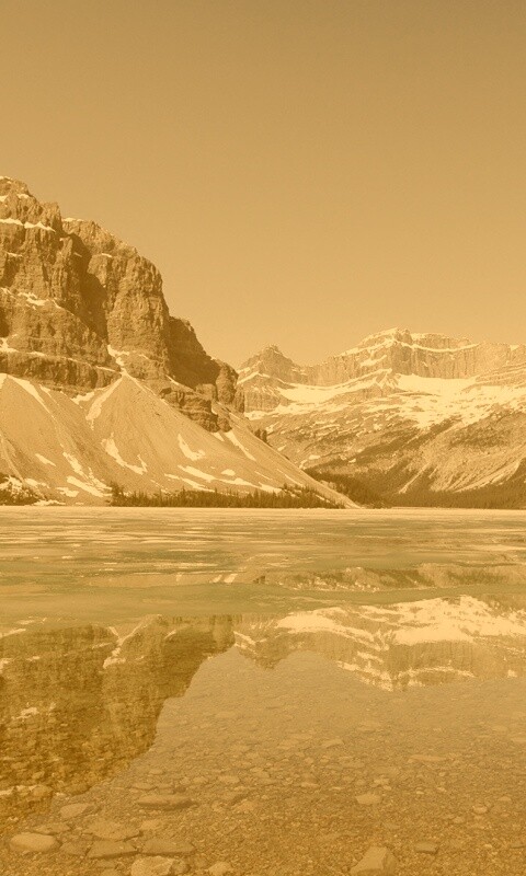 Снежные горы обои