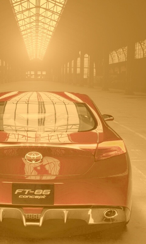 Концепт спортивной тойоты обои