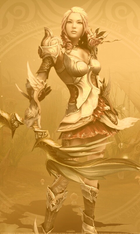 Лучница из Aion обои
