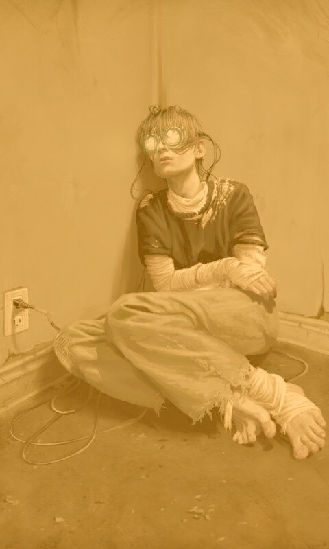 Потерянный в виртуальном мире обои