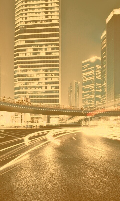 Ночной мегаполис обои