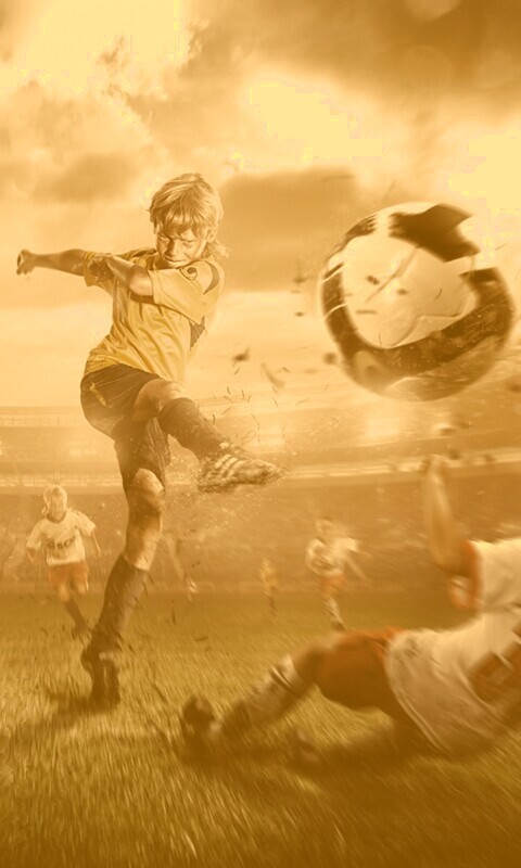 Игра в футбол обои