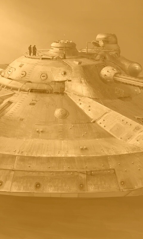 Летающая тарелка. Разработка Рейха. обои