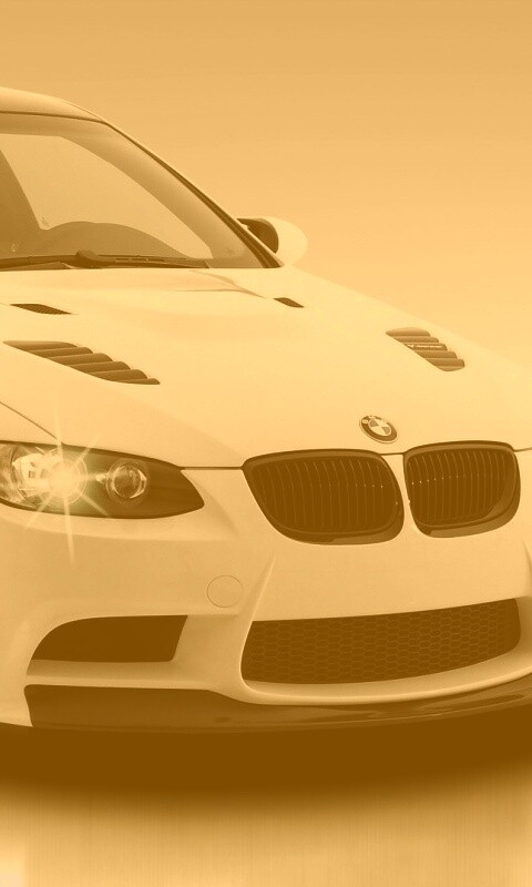 Белый БМВ обои