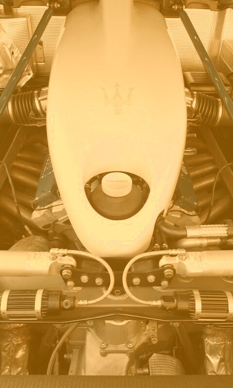 Двигатель Maserati MC12 обои