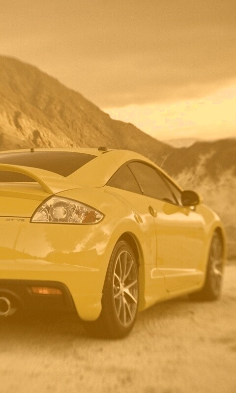 Mitsubishi в горах обои