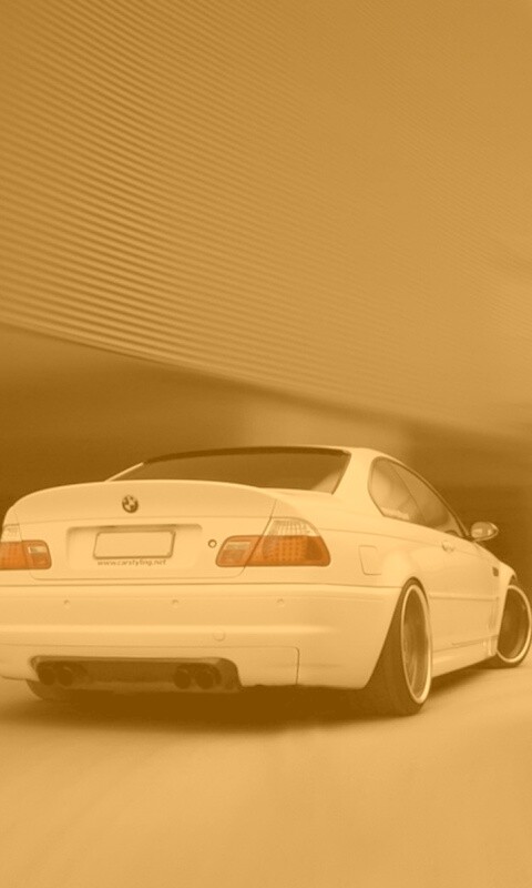 Белый БМВ обои